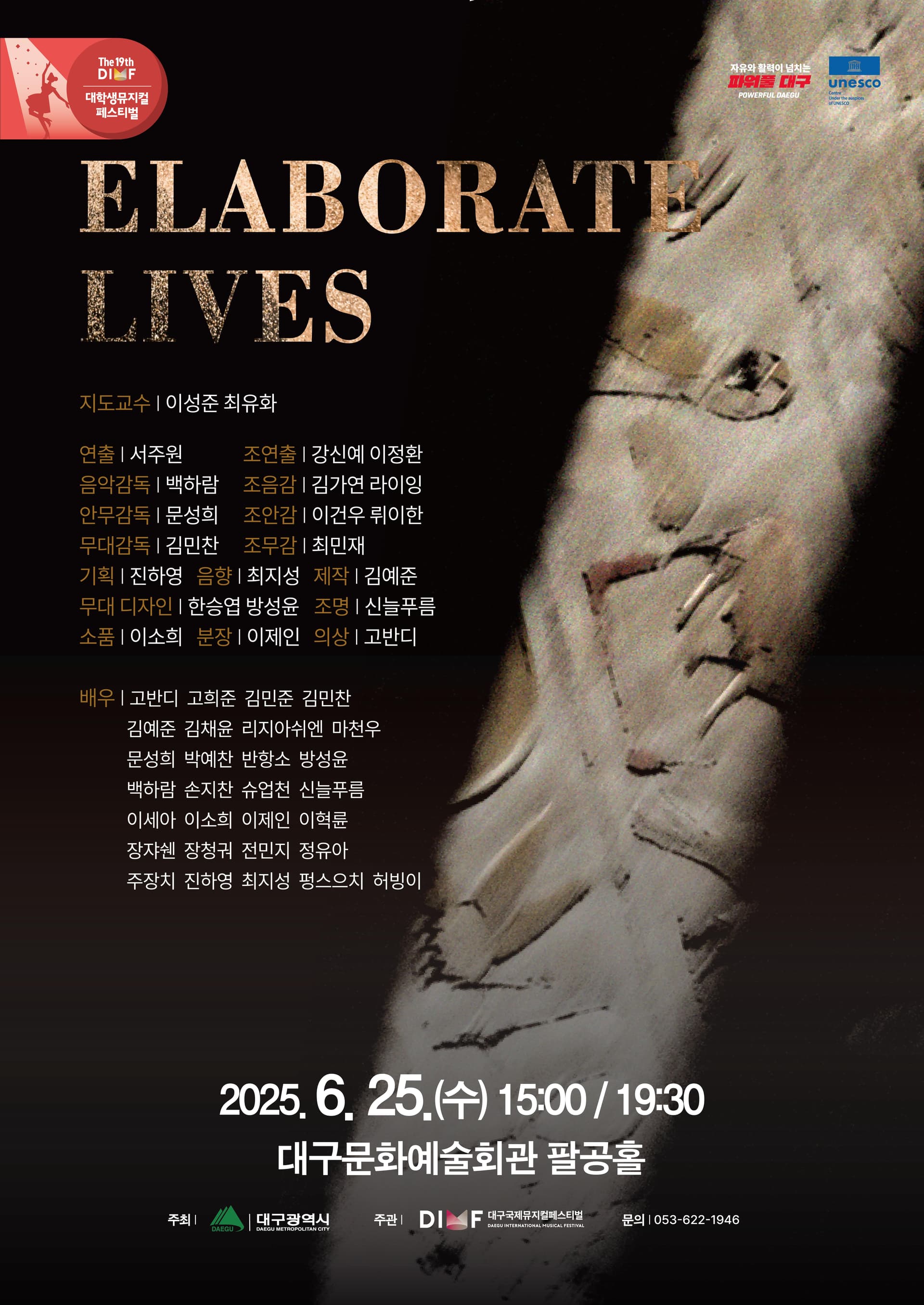 제19회 DIMF 대학생뮤지컬페스티벌, 단국대학교: Elaborate Lives [대구]