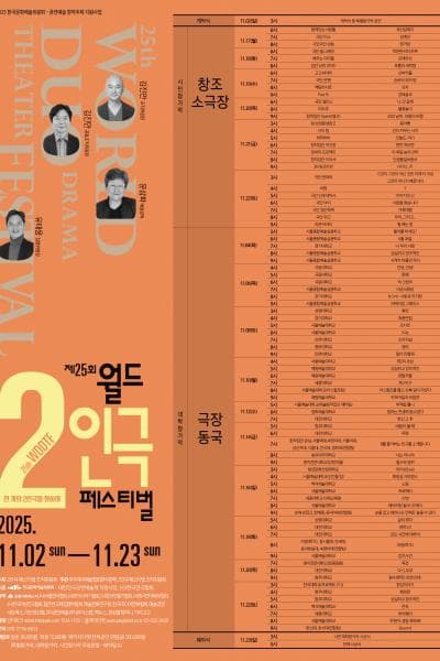 제25회 월드 2인극 페스티벌: 오늘도, 여기