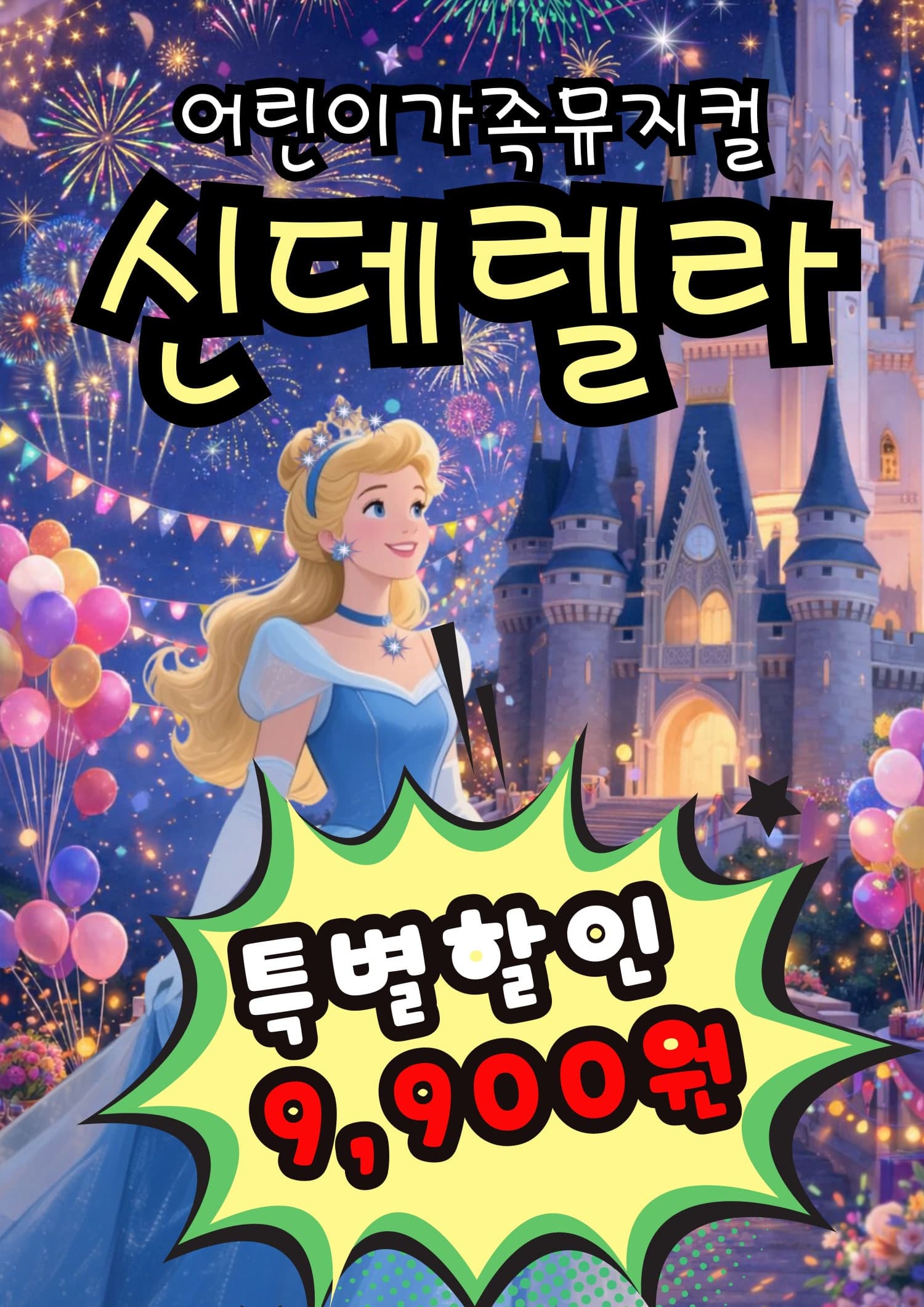 신데렐라 [포항] 뮤지컬 포스터