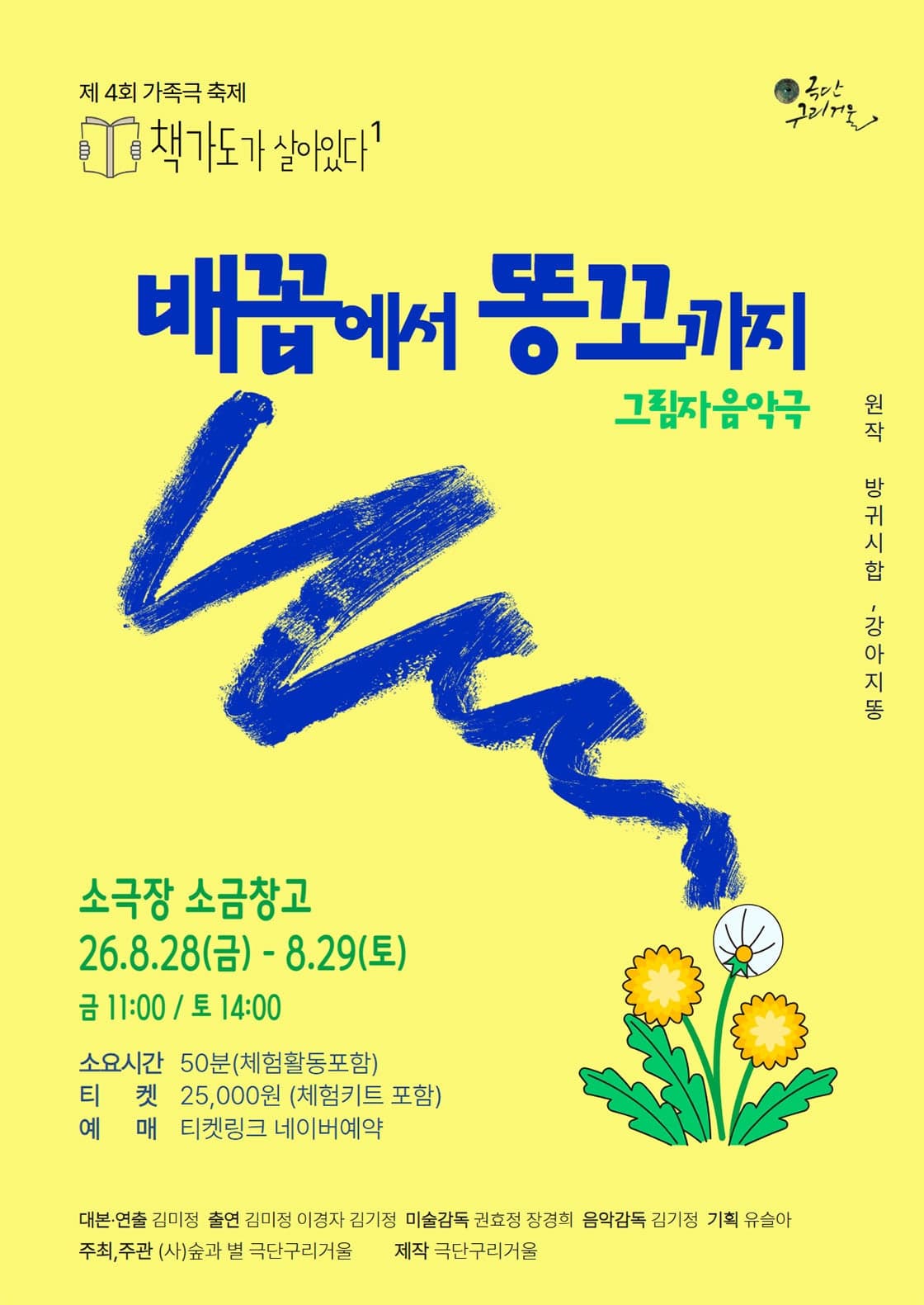 배꼽에서 똥꼬까지 [대구] 연극 포스터