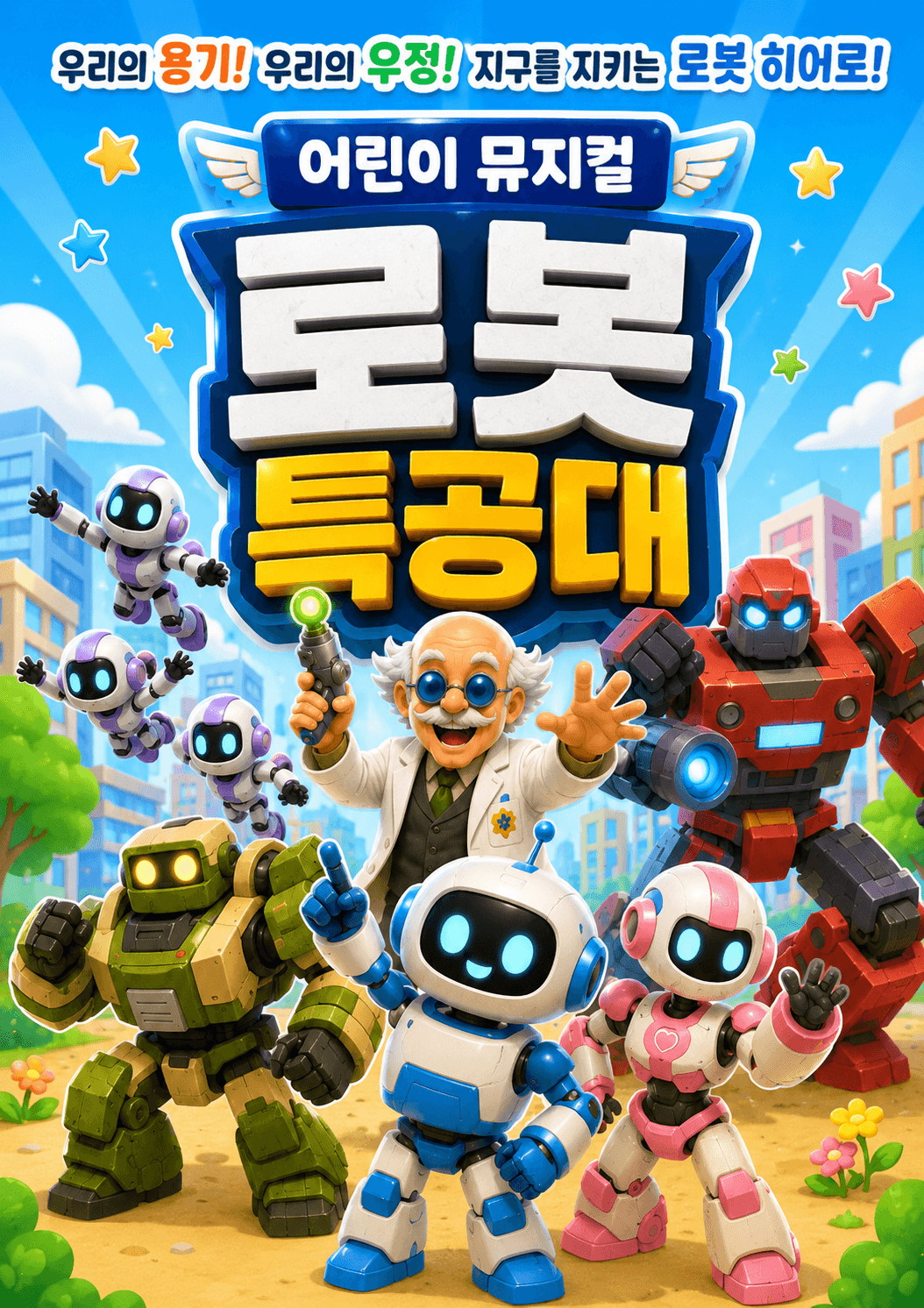 로봇 특공대 [인천] 뮤지컬 포스터