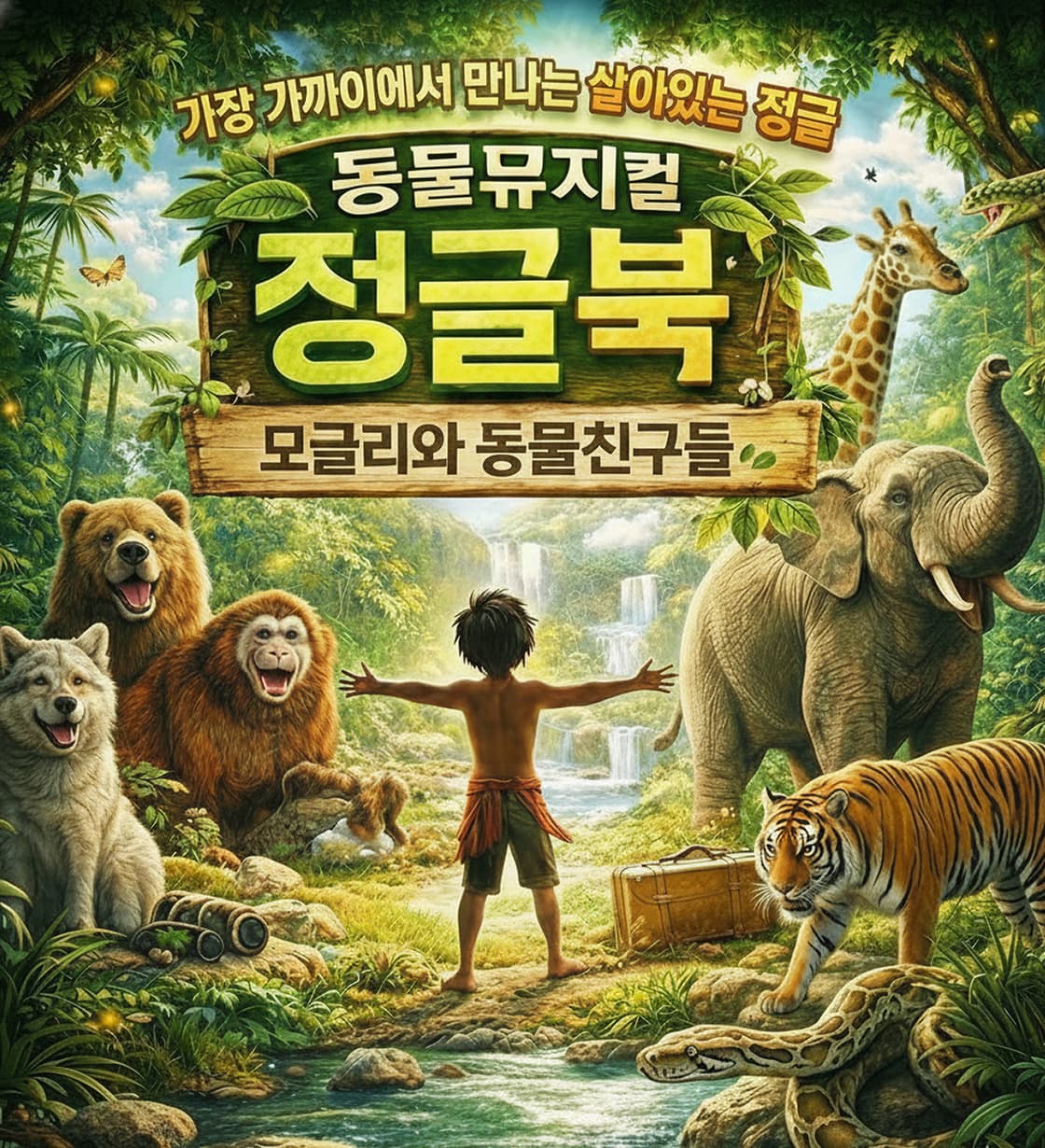 정글북 [김해] 뮤지컬 포스터
